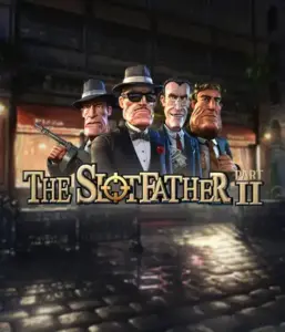 Enter the shadowy world of The Slotfather 2 slot by Betsoft, featuring four iconic mafia characters in front of a shadow-lit urban backdrop. This graphic captures the intense essence of the organized crime with its detailed character design and suspenseful setting. Perfect for fans of crime dramas, promising a captivating adventure. 